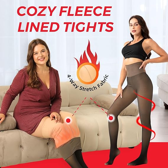 TRUSKINLEGGINGS™ FLEECE LINED TIGHTS